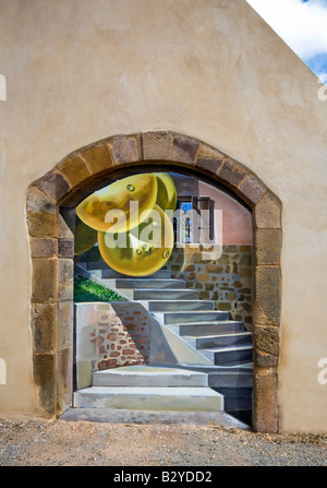 Le Trompe-l'oeil à Cebazan, Languedoc-Roussillon, France Banque D'Images