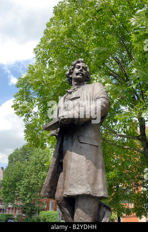 Statue de James McNeill Whistler, Chelsea, Londres Banque D'Images