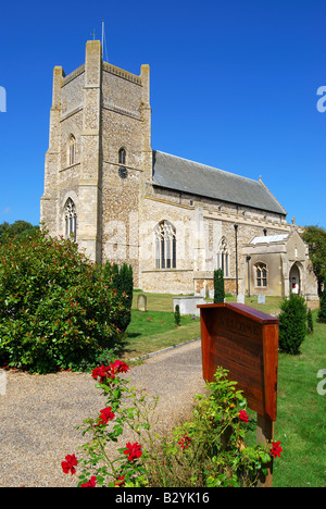 L'église de saint Bartholomé, Orford, Suffolk, Angleterre, Royaume-Uni Banque D'Images