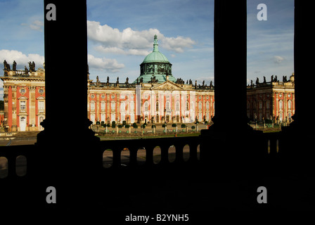 Nouveau Palais (1763-1769)Parc Schloss, Château Sanssouci, potsdam, brandebourg, patrimoine mondial unesco, allemagne, europe, photo Kazimierz Jurewicz Banque D'Images