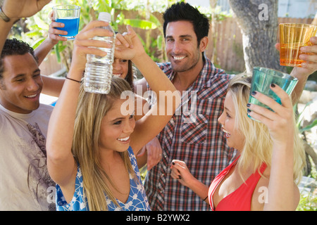 People at a party Banque D'Images