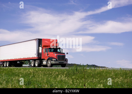 Camion de transport Banque D'Images