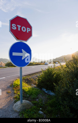 Stop, Mallorca, Espagne Banque D'Images