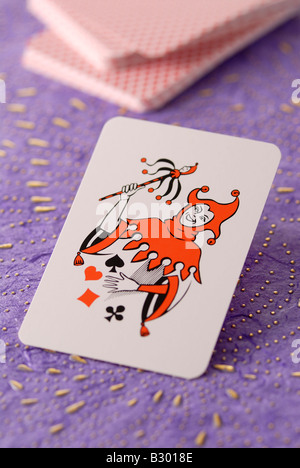 Close-up of Carte Joker Banque D'Images