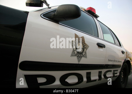 Service de Police métropolitaine de Las Vegas Voiture de police américaine Banque D'Images