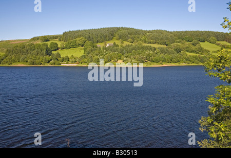 Réservoir Llwyn-sur, Cwmtaf, parc national de Brecon Beacons, près de Merthyr Tydfil, South Wales, UK Banque D'Images