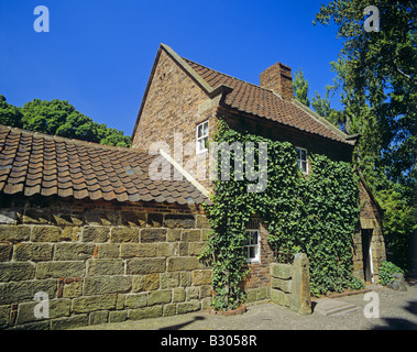 Le capitaine Cook's Cottage Jardins Fitzroy Melbourne Australie Banque D'Images