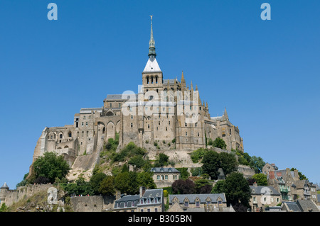 Mont St Michel, Normandie, France Banque D'Images