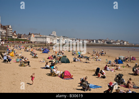 L'exploitation des sables bitumineux et d'un Spa Bridlington Yorkshire UK Banque D'Images