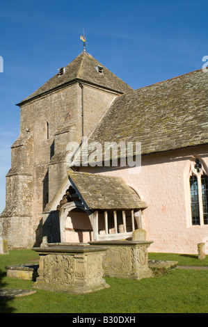 L'église St Mary à Kempley Banque D'Images