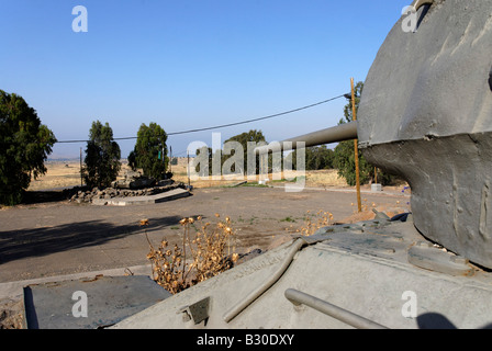 Israël Golan La 7e Brigade blindée au lieu commémoratif Banque D'Images