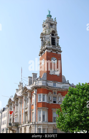 Hôtel de Ville de Colchester, High Street, Colchester, Essex, Angleterre, Royaume-Uni Banque D'Images