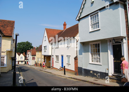 Le quartier hollandais, Colchester, Essex, Angleterre, Royaume-Uni Banque D'Images