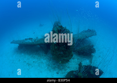 Près de bombardiers de USS Saratoga atoll de Bikini des Îles Marshall Micronésie Océan Pacifique Banque D'Images