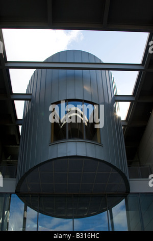 Noyau central dans l'ingénierie du bâtiment à Dublin City University, Banque D'Images