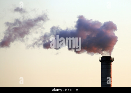 Une cheminée Banque D'Images