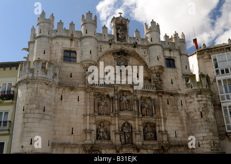 Arco de Santa Maria, Burgos, Espagne Banque D'Images