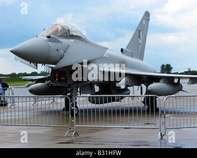 Eurofighter Typhoon, multinational bi-moteur, aile delta canard, chasseur multirôle, agile, Chasseur de chiens, combat, Royal air force, Italian air force UK Banque D'Images