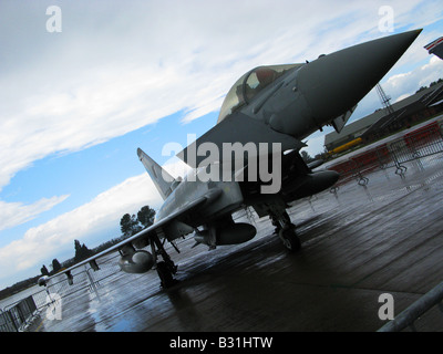 Eurofighter Typhoon, multinational bi-moteur, aile delta canard, chasseur multirôle, agile, Chasseur de chiens, combat, Royal air force, Italian air force UK Banque D'Images