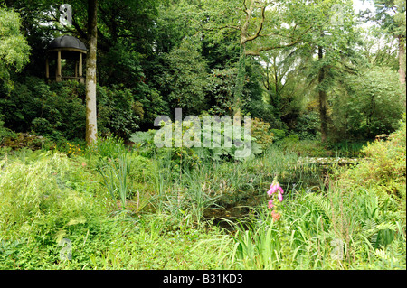 Portmeirion Village et jardins de Gwynedd dans le Nord du Pays de Galles Banque D'Images