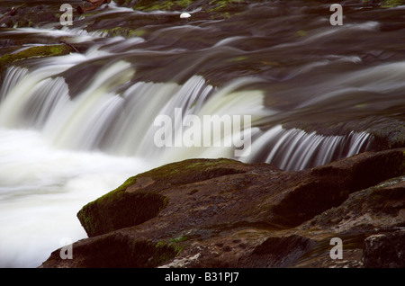 Aysgarth Falls North Yorkshire Wensleydale inférieur Banque D'Images