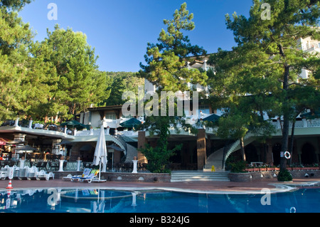 Piscine à Marmaris Palace Hotel Marmaris Mugla Turquie Banque D'Images