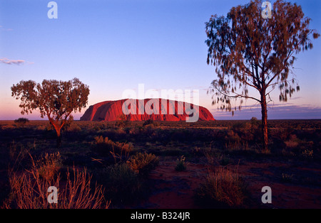 "Uluru Ayers Rock" Centre de l'Australie Banque D'Images