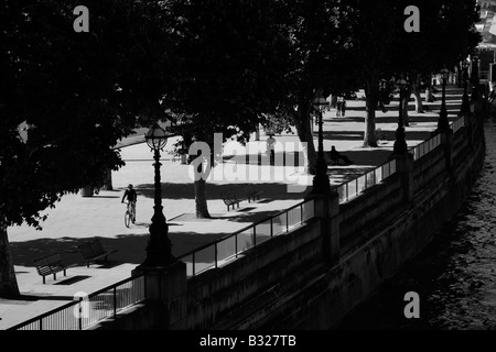 Queens Promenade à South Bank, Londres Banque D'Images