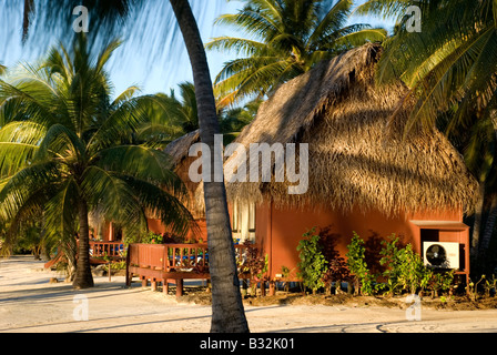 Aitutaki Lagoon Resort and Spa, les îles Cook Banque D'Images