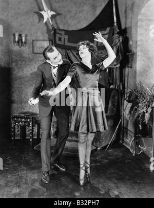 Homme avec ballerine en pointe Banque D'Images