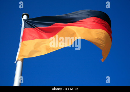 Drapeau national allemand Banque D'Images