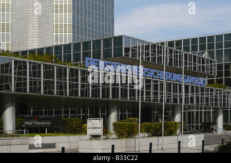 Le bureau d'assurance-pension- tête et le bureau provincial à Vienne Banque D'Images