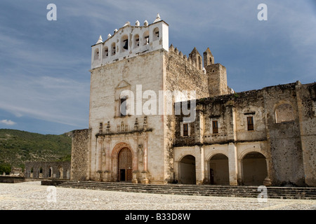 Monasterio de los Santos Reyes dans Metztitlan, Hidalgo, Mexique Banque D'Images