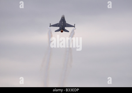 Lockheed Martin F-16C Fighting Falcon Farnborough Air Show 2008 Banque D'Images