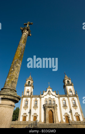 Viseu. Le Portugal. L'église de la miséricorde ou l'église de la Misericordia (Igreja da Misericórdia). Banque D'Images