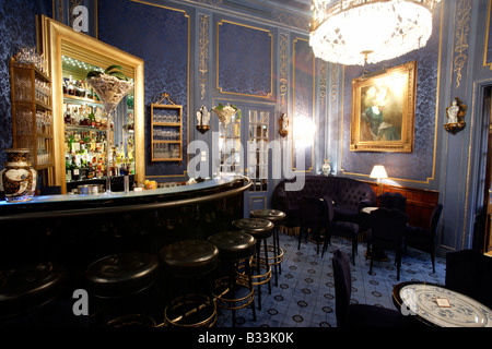 L'élégant bar à l'hôtel : Hotel Vienne Autriche intellectuelle a annoncé Banque D'Images
