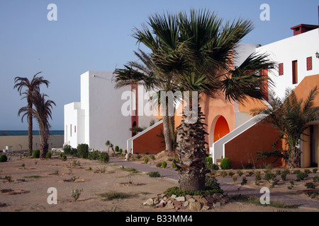 Hotel Apartments en Tunisie, l'Afrique. Banque D'Images