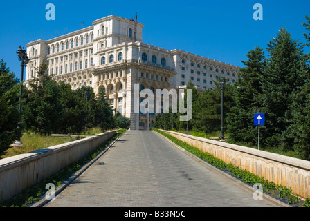 Palais du Parlement de Bucarest Roumanie Europe Banque D'Images