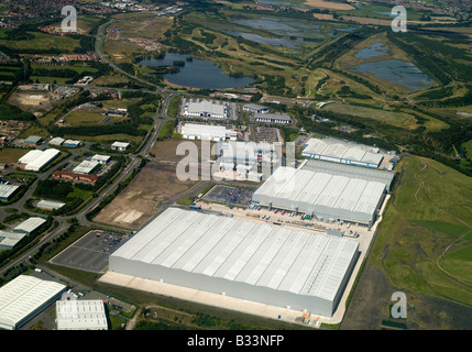 Dearne Valley Enterprise Zone, South Yorkshire, dans le Nord de l'Angleterre Banque D'Images