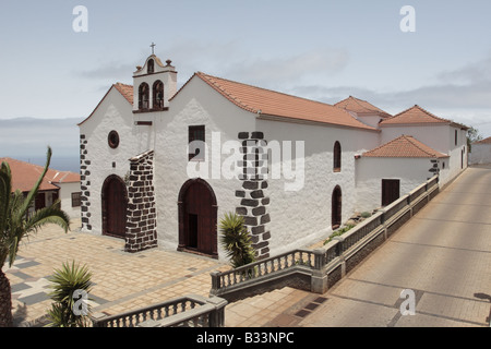 L'église de Notre Dame de La Luz à Santo Domingo date du 16ème siècle Garafia La Palma Canaries Espagne Banque D'Images