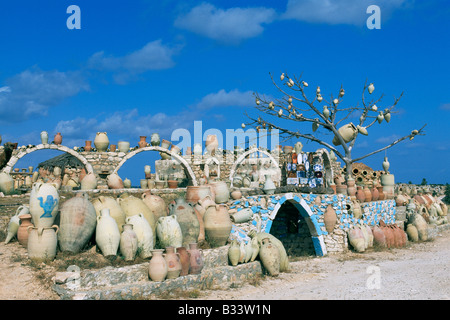 La céramique dans l'île de Djerba Tunisie Guellala Banque D'Images