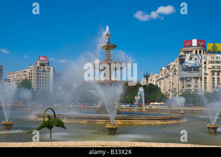 Piata Unirii Bucarest en Roumanie Europe Banque D'Images