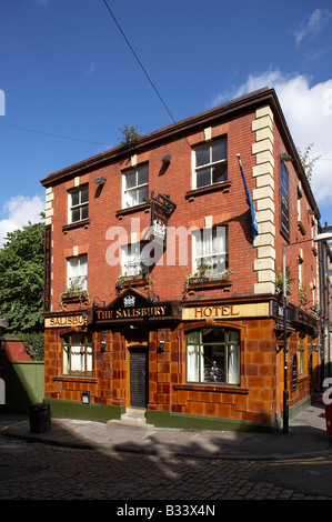 Le Salisbury pub à Manchester UK Banque D'Images