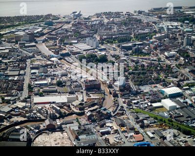 Coque de la rivière de l'air, Kingston Upon Hull, Humberside, dans le Nord de l'Angleterre Banque D'Images