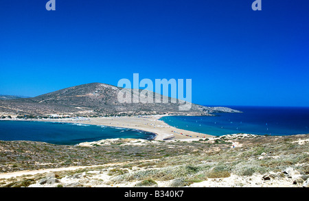 Prassionisi Beach sur l'île de Rhodes Dodécanèse, Grèce Banque D'Images