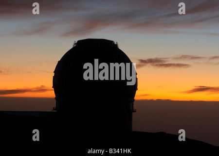 Gran Telescopio Canarias (GTC). Observatorio del Roque de los Muchachos à La Palma island dans les îles Canaries. Banque D'Images