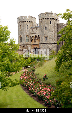 Le Château de Windsor et de jardins, Windsor, Berkshire Banque D'Images