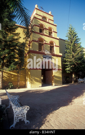 L'Iglesia de Nuestra Señora del Pilar church inTodos Santos, Baja California Sur, Mexique Banque D'Images