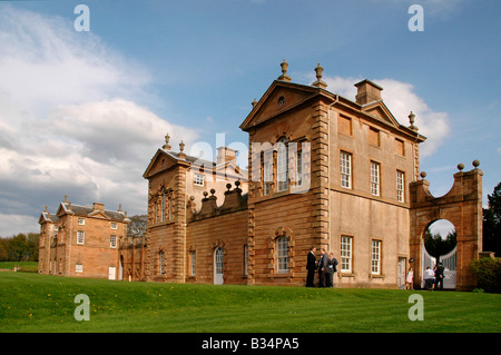 Chatelherault Hunting Lodge, Hamilton. L'Écosse. Conçu par le célèbre architecte écossais William Adam. Banque D'Images