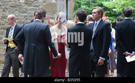 Au mariage de Lady Viola Rosanagh Alexandra Innes Kerr Banque D'Images